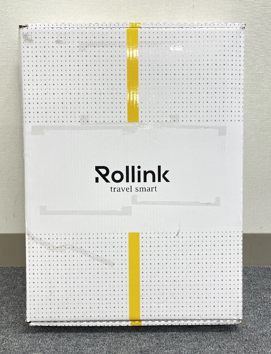 未使用/展示品☆Rollink/ローリンク FLEXフォーダブルスーツケース 40L W40×D20×H55cm ウォームグレー 折り畳み 世界最薄 旅行 出張の画像7