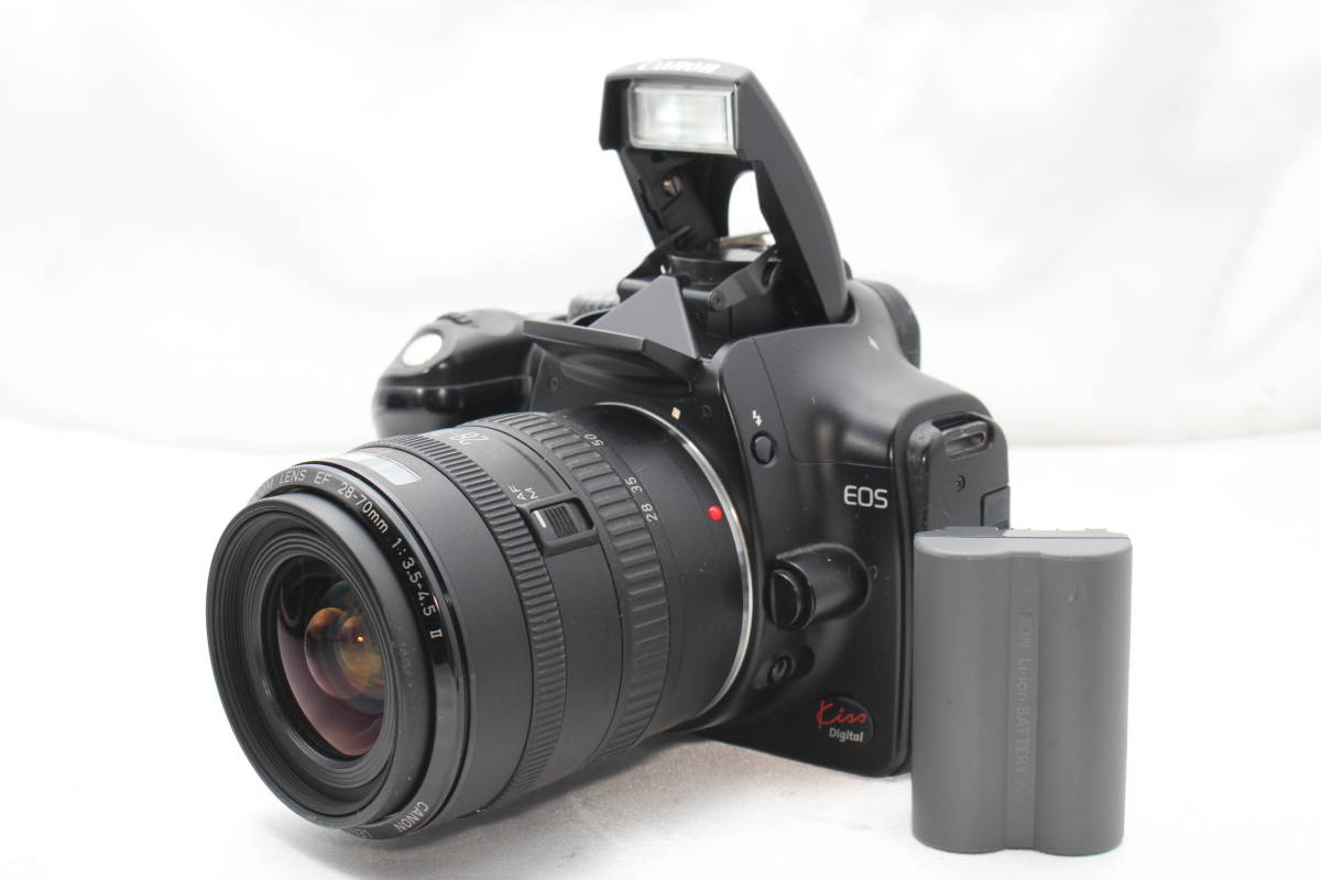 ★【限定！美品 スターティングセット】 Canon EOS Kiss Digital ★ EF28-70mm F3.5-4.5 II ★ 20240124_画像10