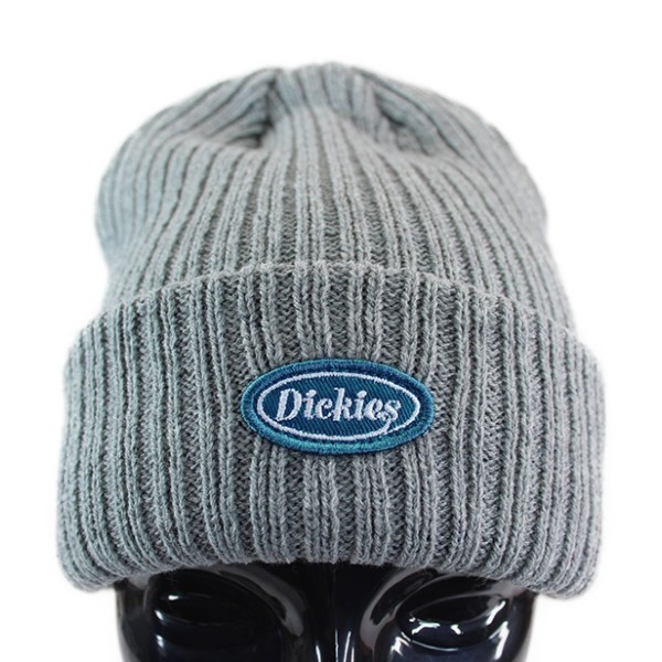 ディッキーズ Dickies 帽子 ニットキャップ メンズ レディース ステッチニット グレー アウトドア　_画像5