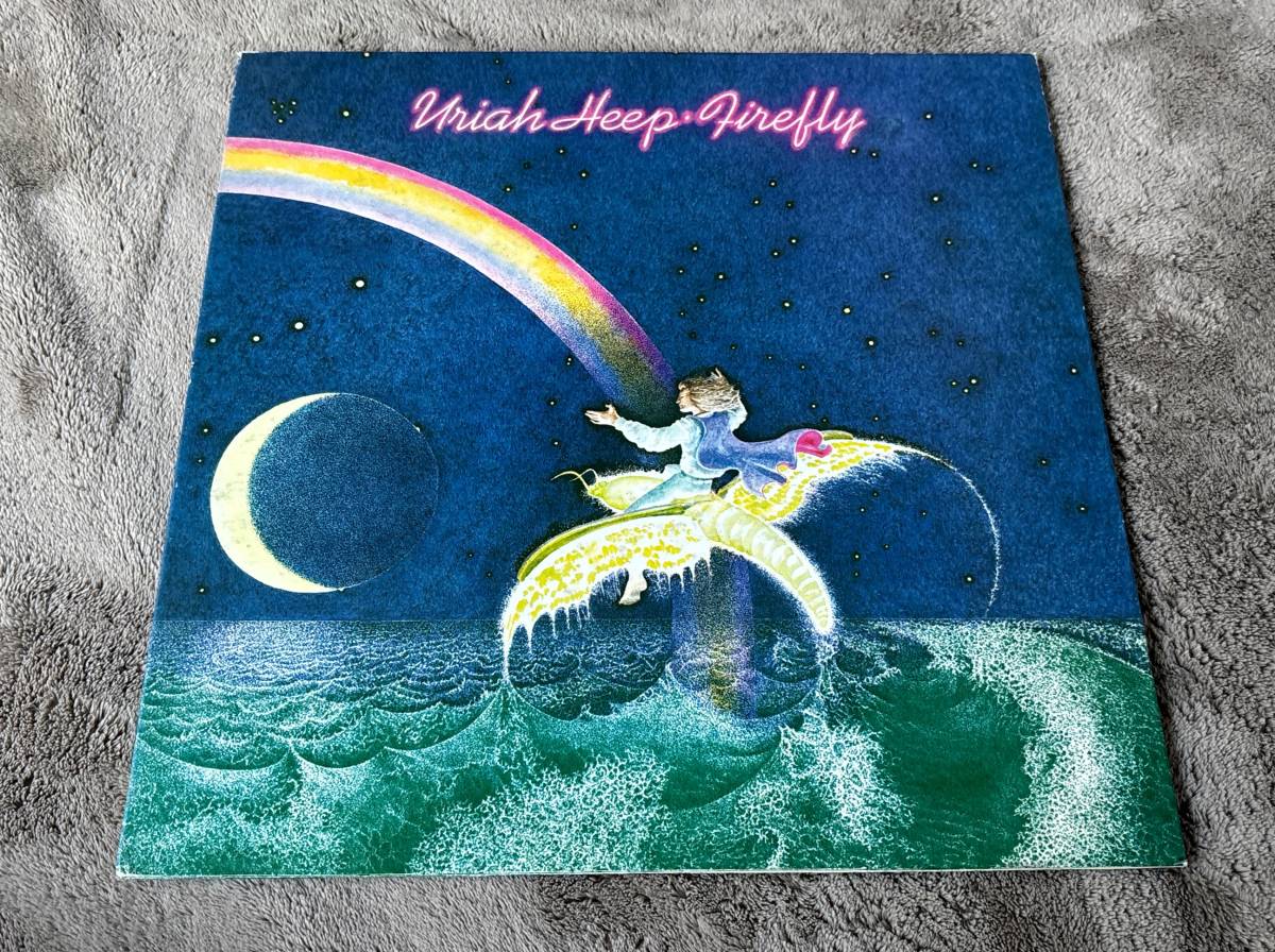 超音波洗浄済 ユーライア・ヒープ/ファイアフライ 中古LP アナログレコード P-10312B Uriah Heep Vinyl_画像1