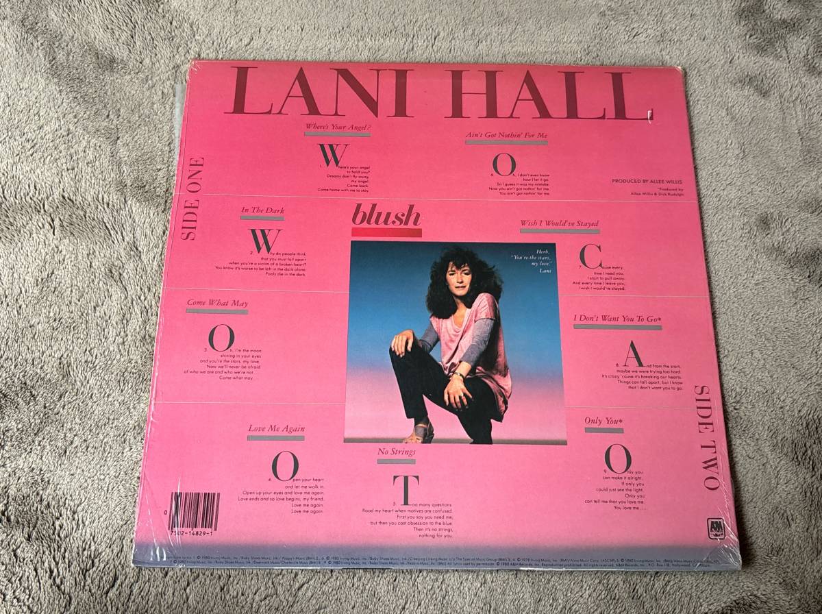 超音波洗浄済 Lani Hall/Blush 中古LP アナログレコード SP4829 ラニ・ホール Vinyl_画像2
