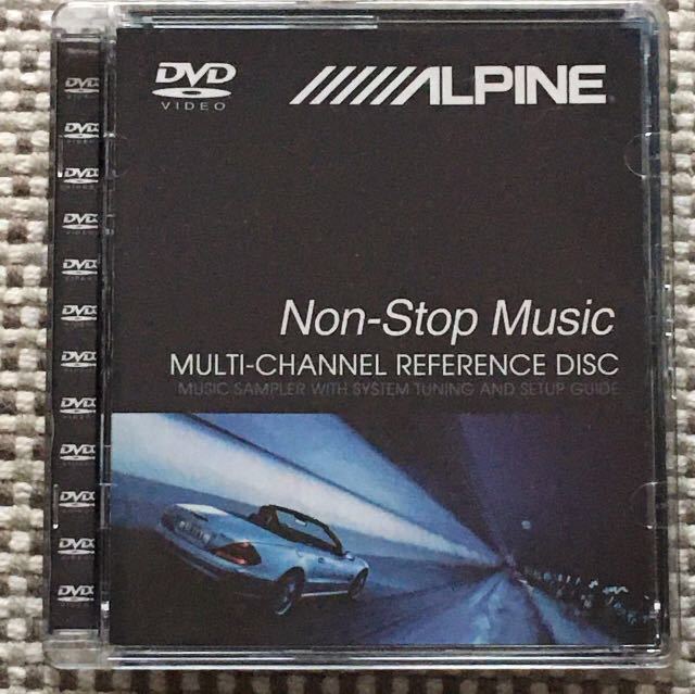 ALPINE マルチチャンネル リファレンス ディスク Non-Stop Music MULTI-CHANNEL REFERENCE DISC_画像1