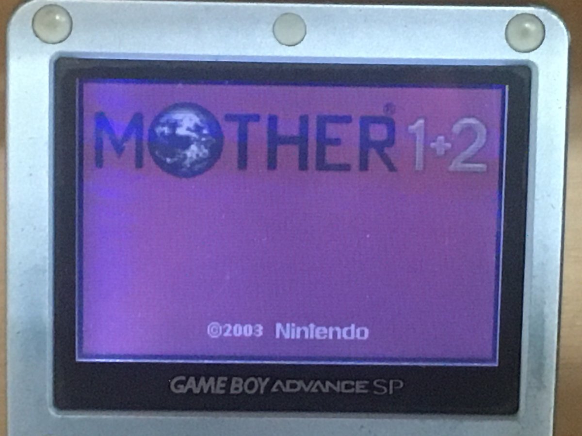 中古ゲームボーイアドバンスソフト　GBA　MOTHER1+2 & MOTHER3 セット　※ソフトのみ　読込確認済み_MOTHER1+2　読込確認済み