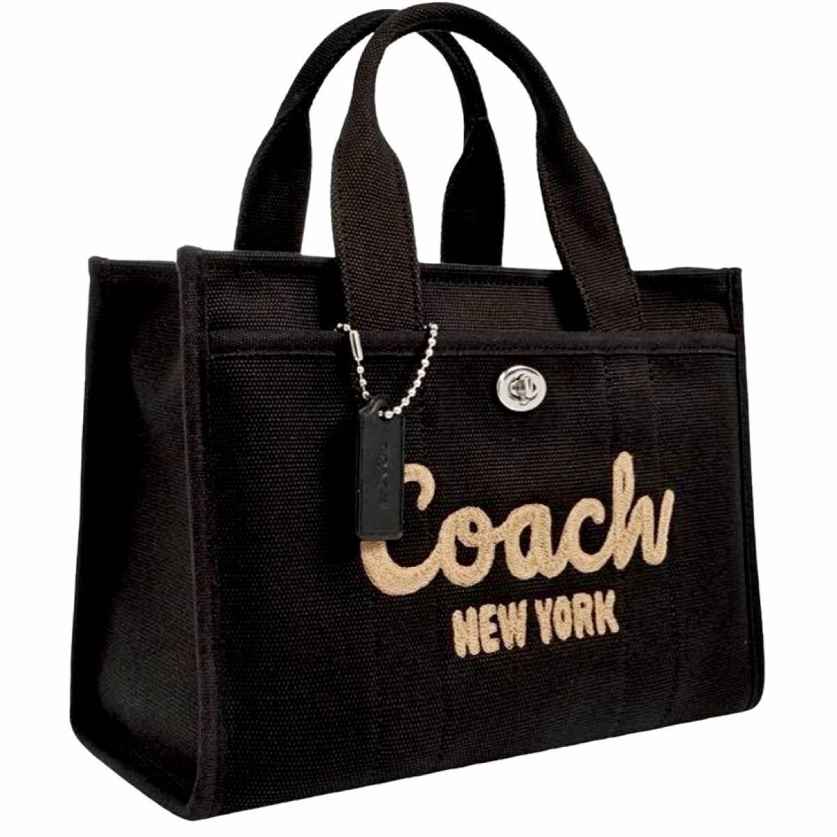 ほぼ未使用 COACH コーチ カーゴ トート26 バッグ ブラック ほぼ未使用 COACH コーチ カーゴ トート26 バッグ ブラック