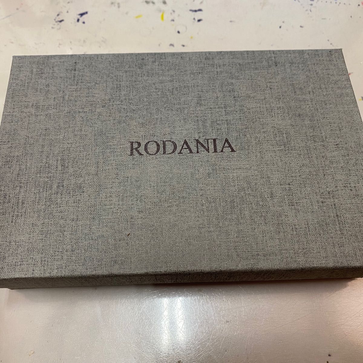 未使用 RODANIA ラウンドファスナー財布 レディース 黒 オーストリッチ