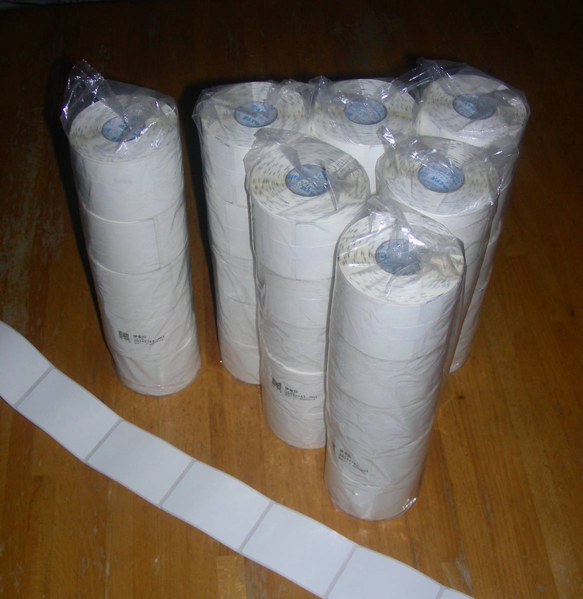 SATO 　サトー　バーラベラベル　合成紙サーマル　冷凍糊　高さ７０ｍｍ　幅４８ｍｍ　270枚巻35巻　送料込み