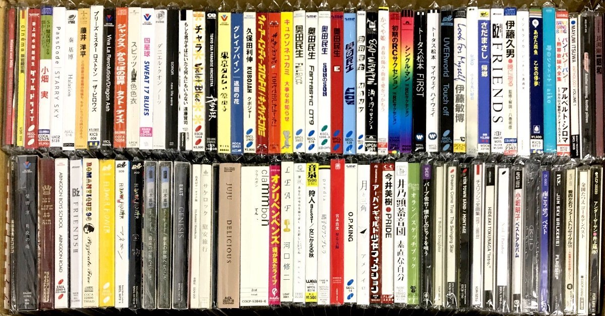 ◎1円スタート！邦楽・J-POP・日本人アーティスト全般 中古CD100枚まとめ買いセット　RCサクセション　B'z　あがた森魚　奥田民生　ジャッ_画像1