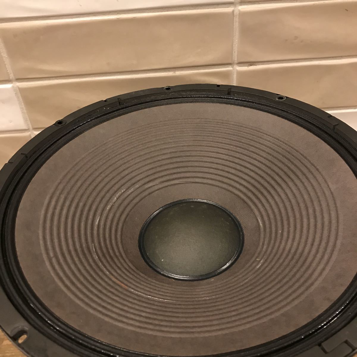 #SP-06 subwoofer EAS-38PL33SB Manufacturers unknown diameter approximately 38cm 8Ω made in Japan origin is RAMSA speaker . attaching .. did simple operation verification ending used present condition 