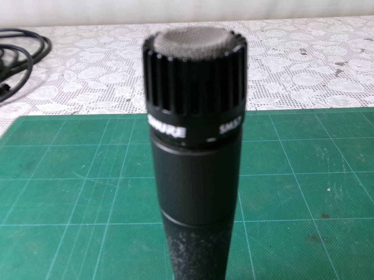 ■SM57-05　　SHURE ( シュア ) / SM57　おすすめ定番楽器用ダイナミックマイク　中古　音出し確認_画像4