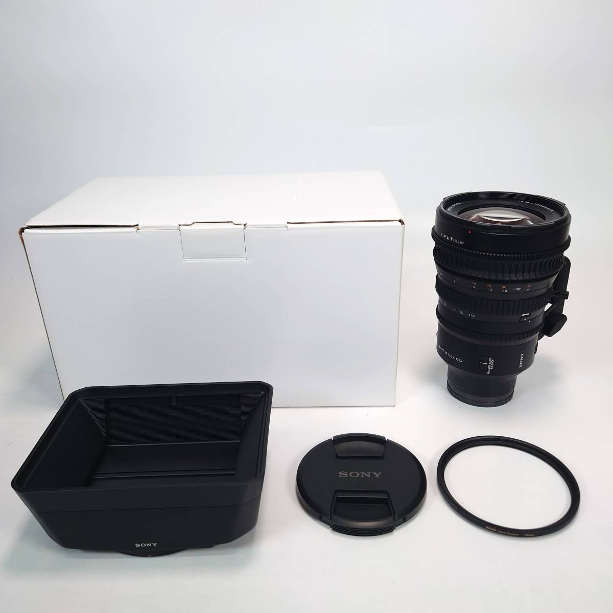 1スタ 動作品 SONY E PZ 18-110mm F4 G OSS ズームレンズ Eマウント APS-C SELP18110G 専用フード フィルター付き ソニー 1円_画像2