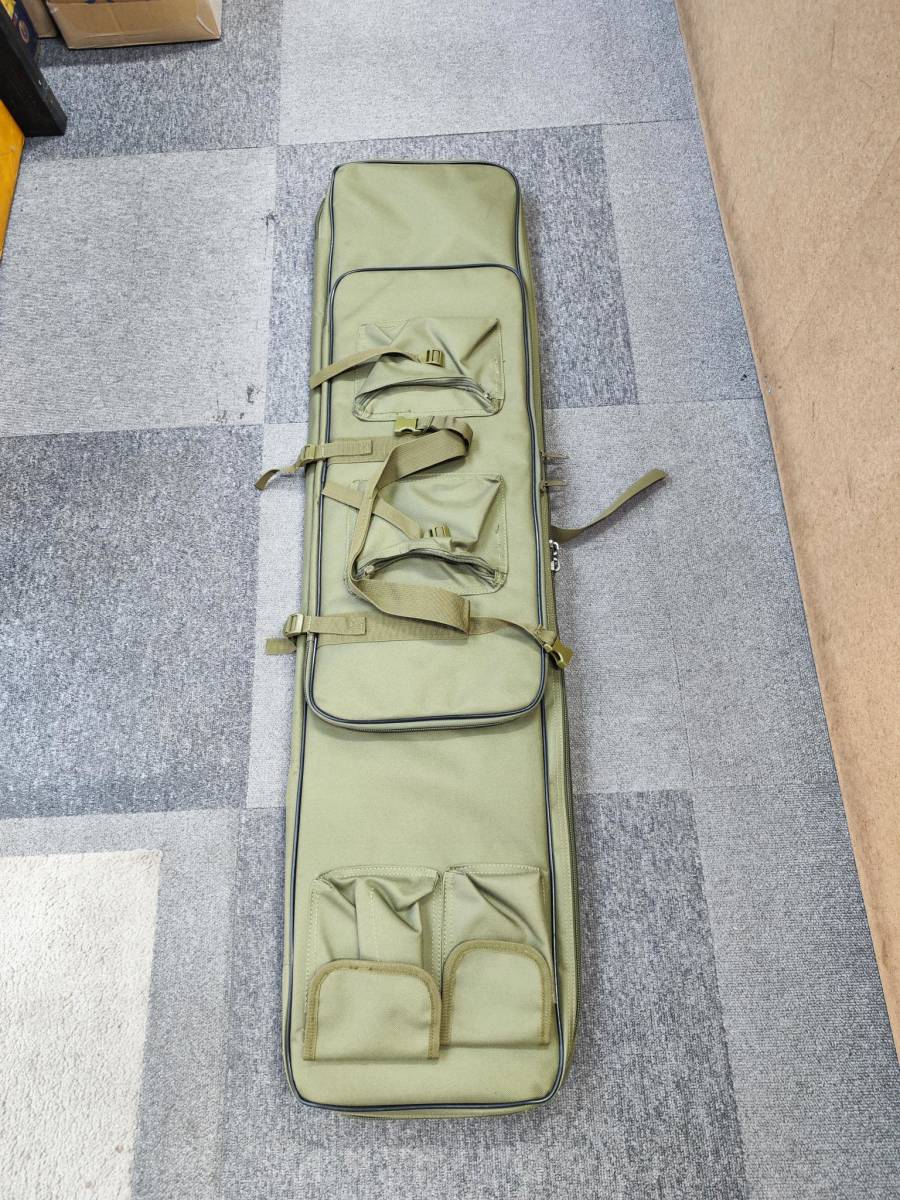 life ru soft case 120cm rucksack gun case 1.2m surplus length green green almost unused 120x30cm gas gun life ru air gun 