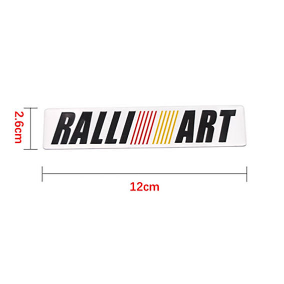 RALLIART ステッカー　シルバー １枚_画像5