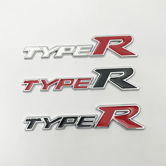 Type R （タイプR ）金属製３Dエンブレム Aタイプ 1枚の画像7