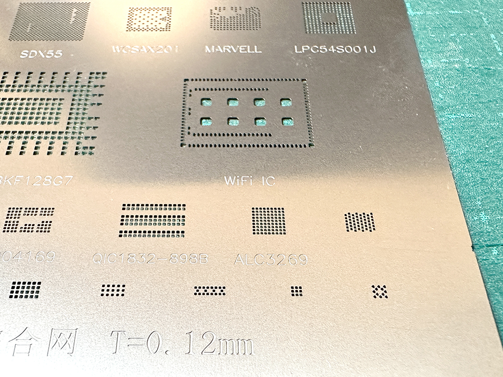 Surface pro シリーズ チップセット 修理用 BGA SOLDER BALL NET (SOLDER PASTE ソルダーペースト用)_画像5