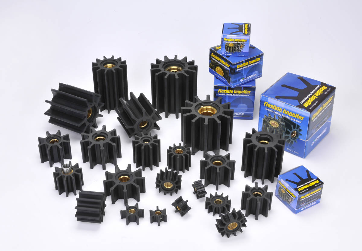 新品インペラーNO:09-105-1201 ヤマハSX370420用インペラ・ヤンマー6TA・6LP・6LPA用シーウォーターポンプ(マリンディーゼル用)