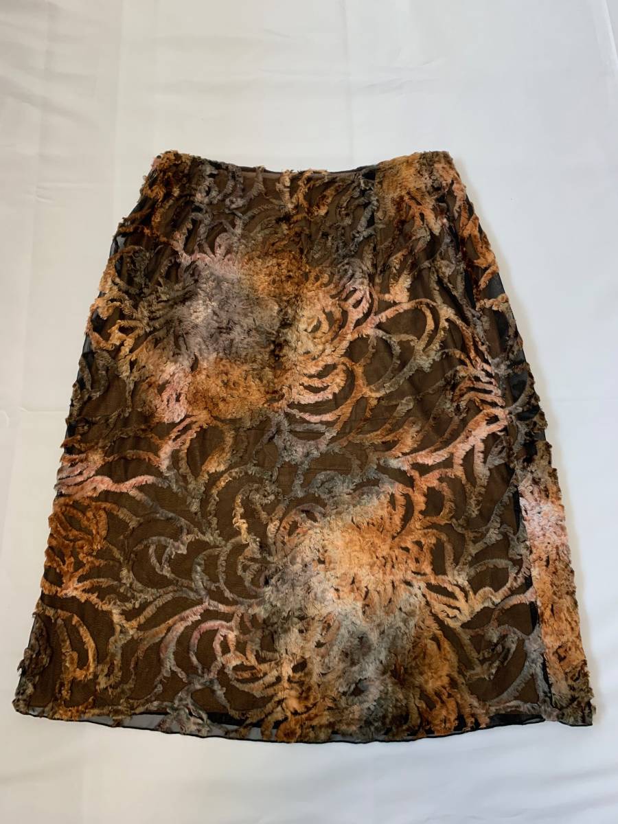 Vivienne tam ヴィヴィアンタム メッシュ スカート フロッキー アーカイブ archive mesh skirtの画像8