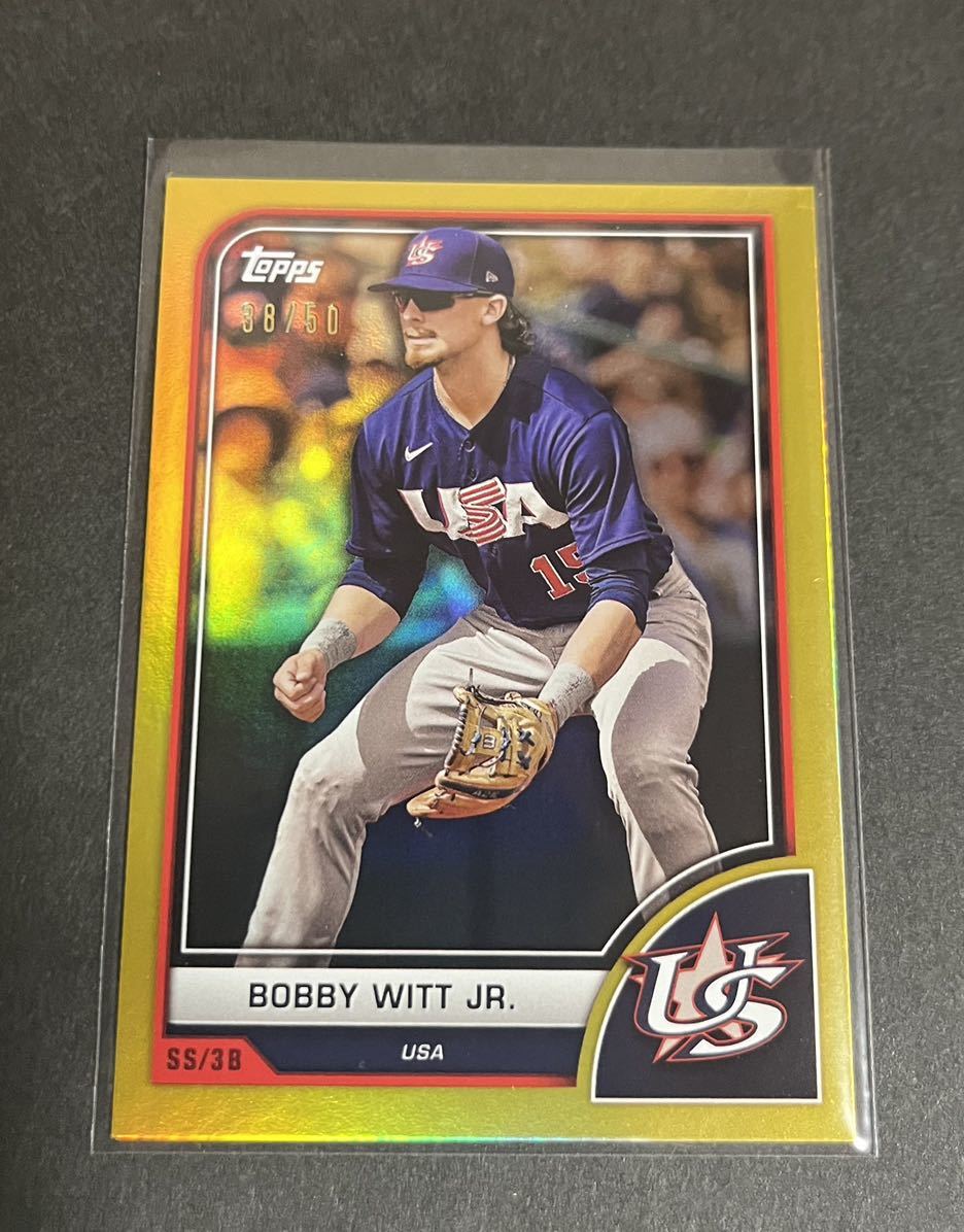 2023 Topps WBC Bobby Witt Jr ボビーウィットジュニア World Baseball Classic 50枚限定 50シリ ロイヤルズ_画像2