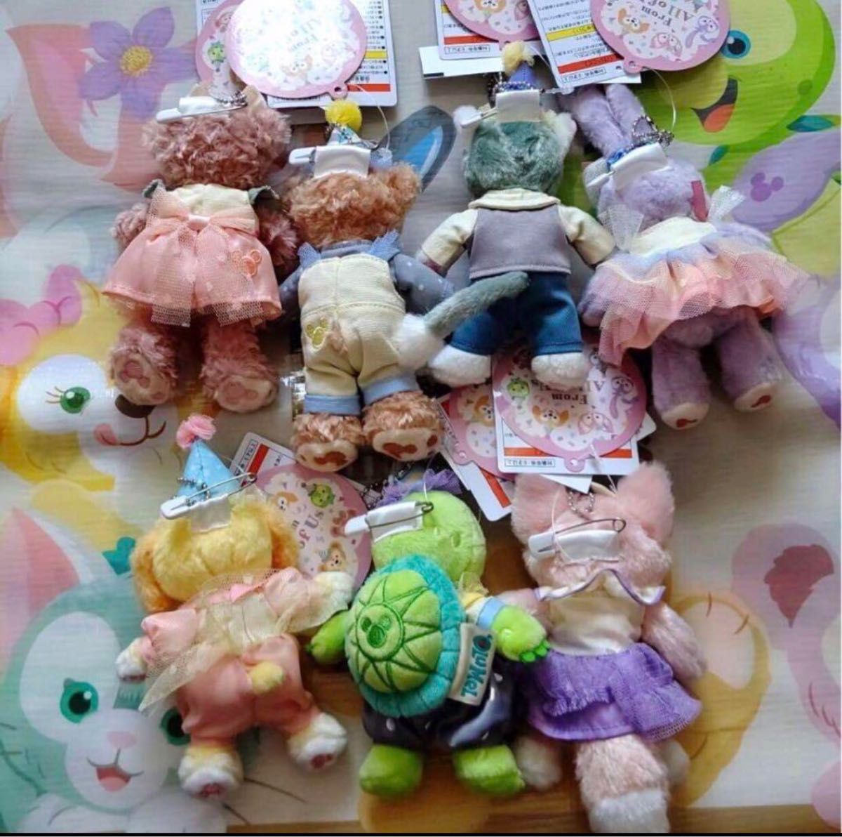 ディズニーシー ぬいぐるみバッジ7点セット ダッフィー ディズニーシー ぬいぐるみバッジ7点セット ダッフィー