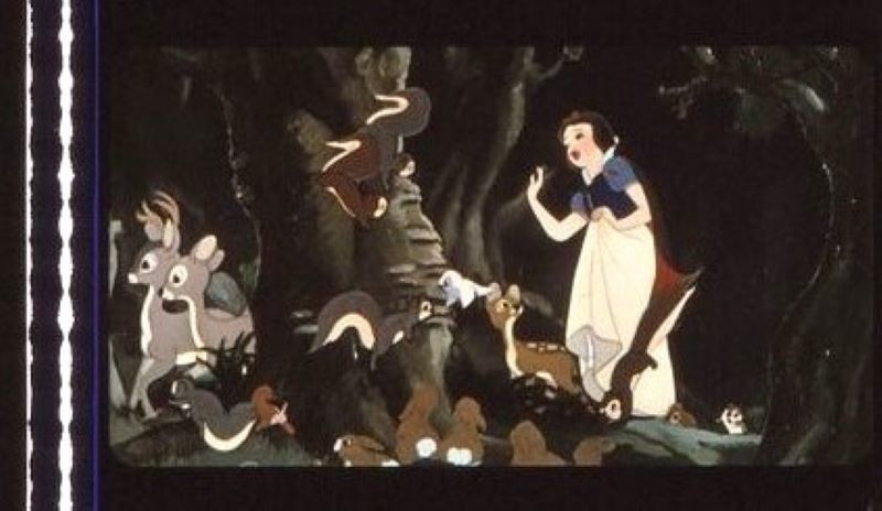 白雪姫と七人のこびと 35mm映画フィルム ウォルトディズニー グリム兄弟 Walt Disney ■連続５コマ SNOW WHITE AND THE SEVEN DWARFS_画像1