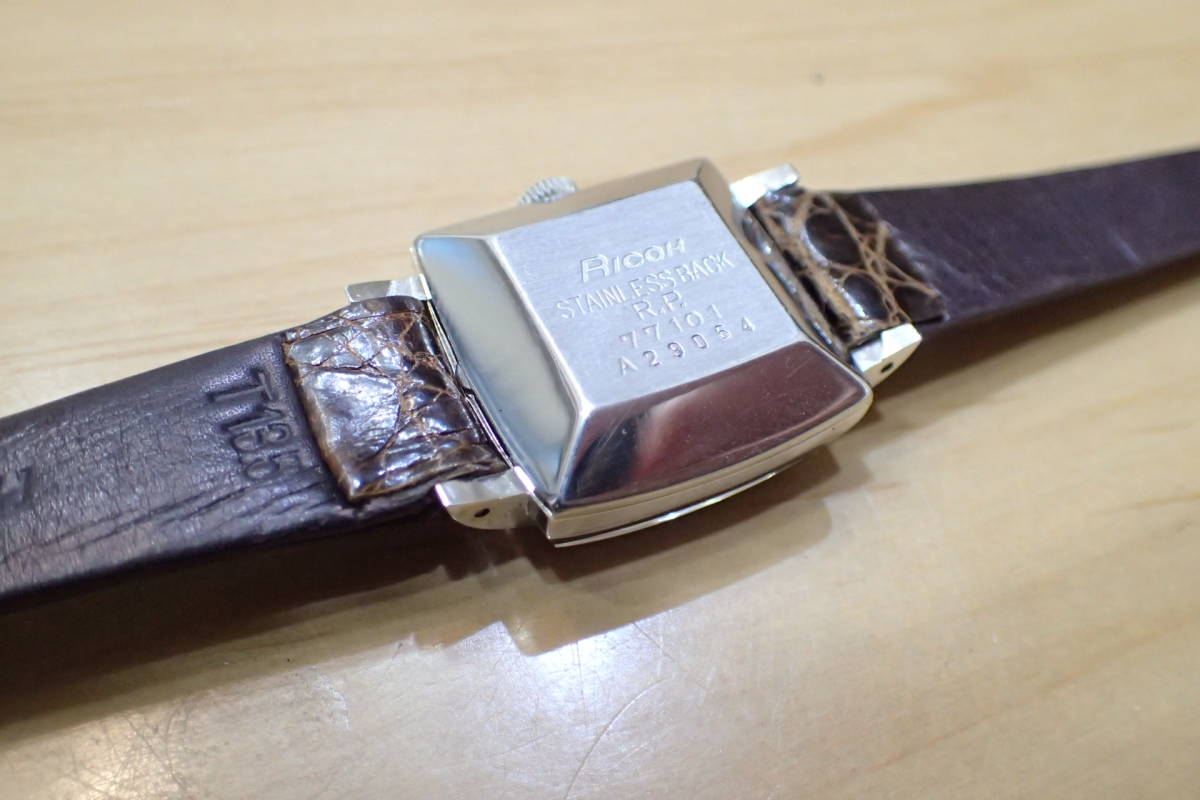 未使用 デッドストック ◆リコー/RICOH ハミング オート 33石◆ 自動巻きレディース腕時計_画像8