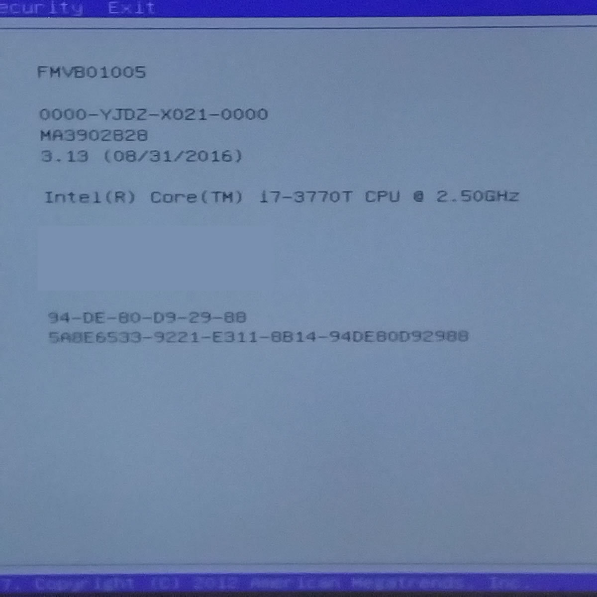 [ бесплатная доставка * быстрое решение ]Fujitsu ESPRIMO B532/G FMVB01005 Core i7-3770T память нет /HDD нет Junk 