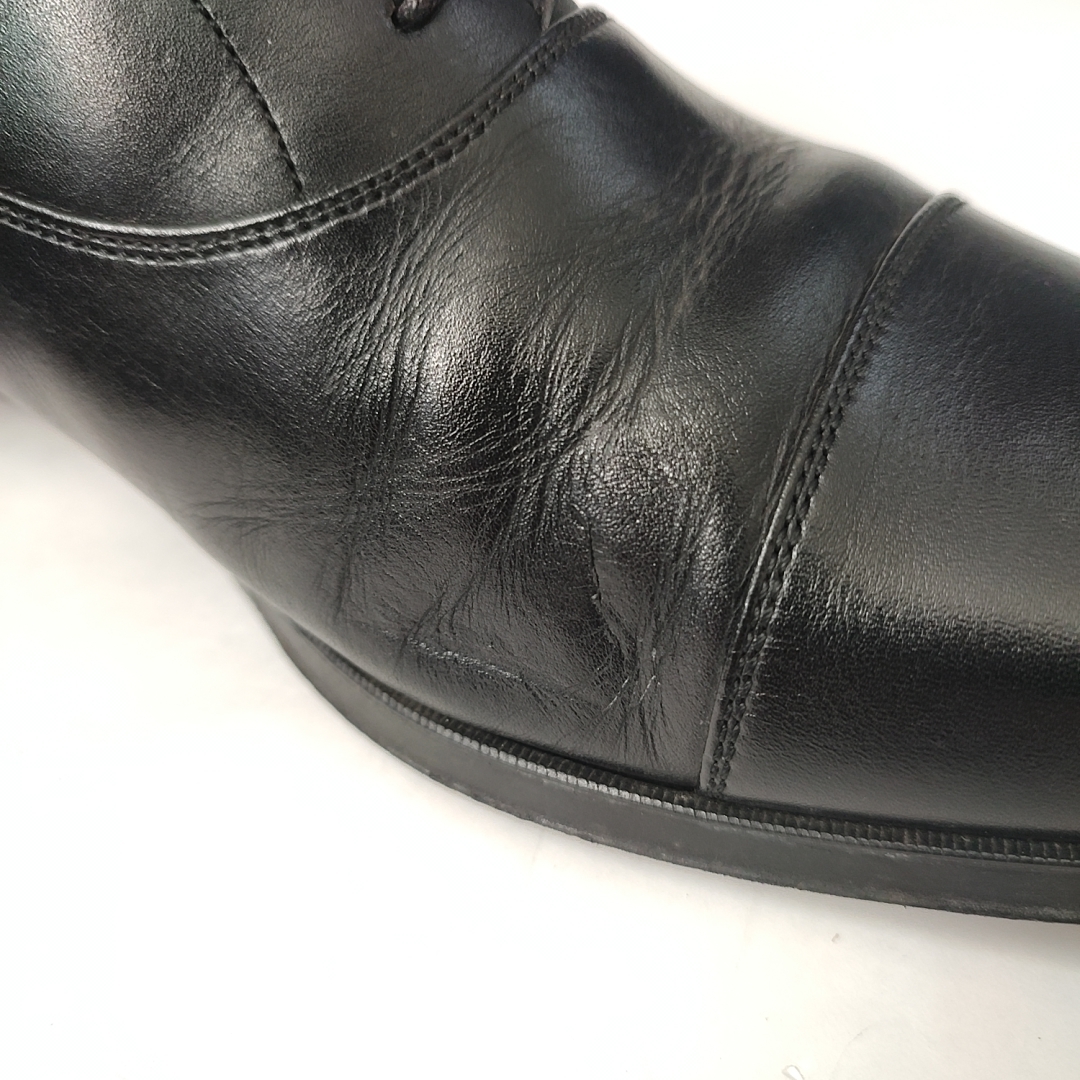 REGAL リーガル ストレートチップ 26.5 ドレスシューズ ビジネス 革靴 レザー ブラック 黒 a11_画像5