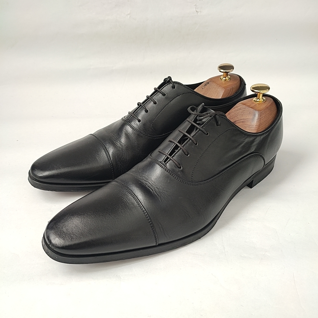 REGAL リーガル ストレートチップ 26.5 ドレスシューズ ビジネス 革靴 レザー ブラック 黒 a11_画像1