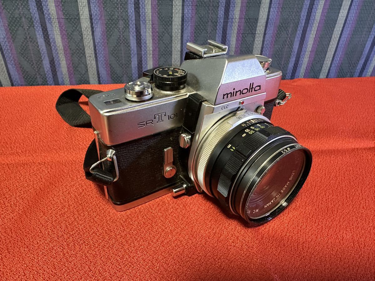 ミノルタ フィルムカメラ　SRT101 フィルム　カメラ　カメラケース レトロ 写真機　アンティーク　古い　骨董　その他_画像3