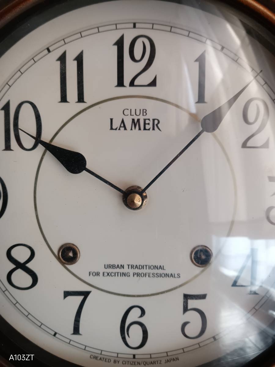 や7 レトロ　柱時計　CLUB　LAMER　ジャンク品_画像2