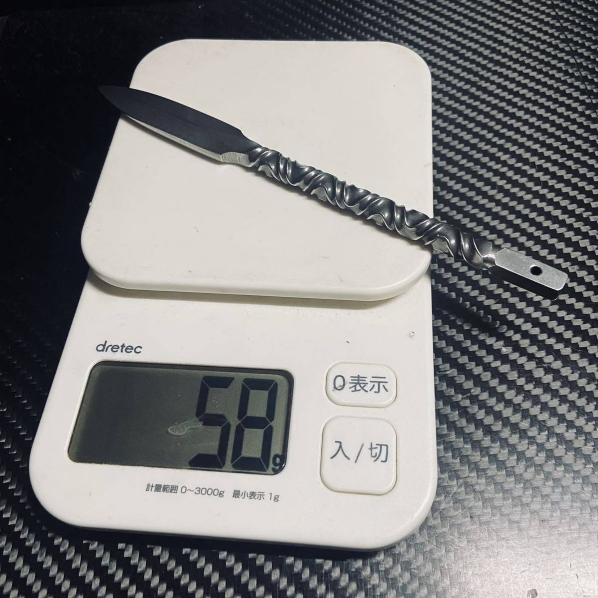 2本セット アウトドア無刃ナイフ 鋼製 重58g 長さ17cm キャンプ　ハイキング　野外登山　EDC _画像9