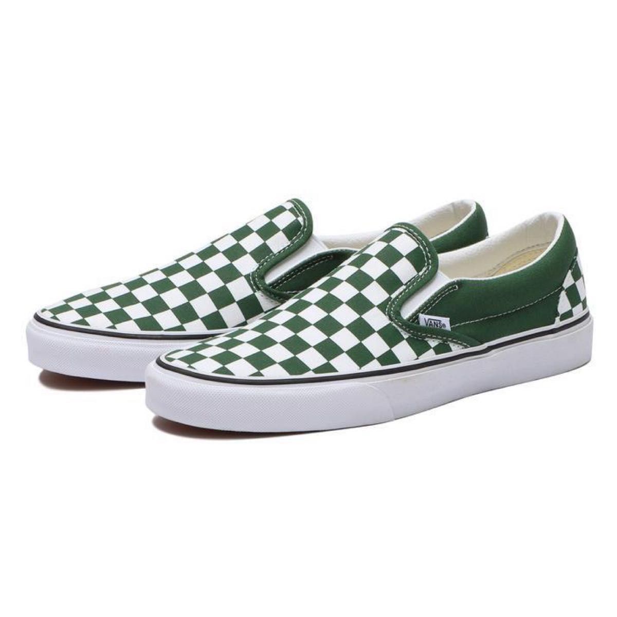 27cm US企画【VANS 】スリッポン チェッカー×グリーン|Yahoo 27cm US企画【VANS 】スリッポン チェッカー×グリーン|Yahoo
