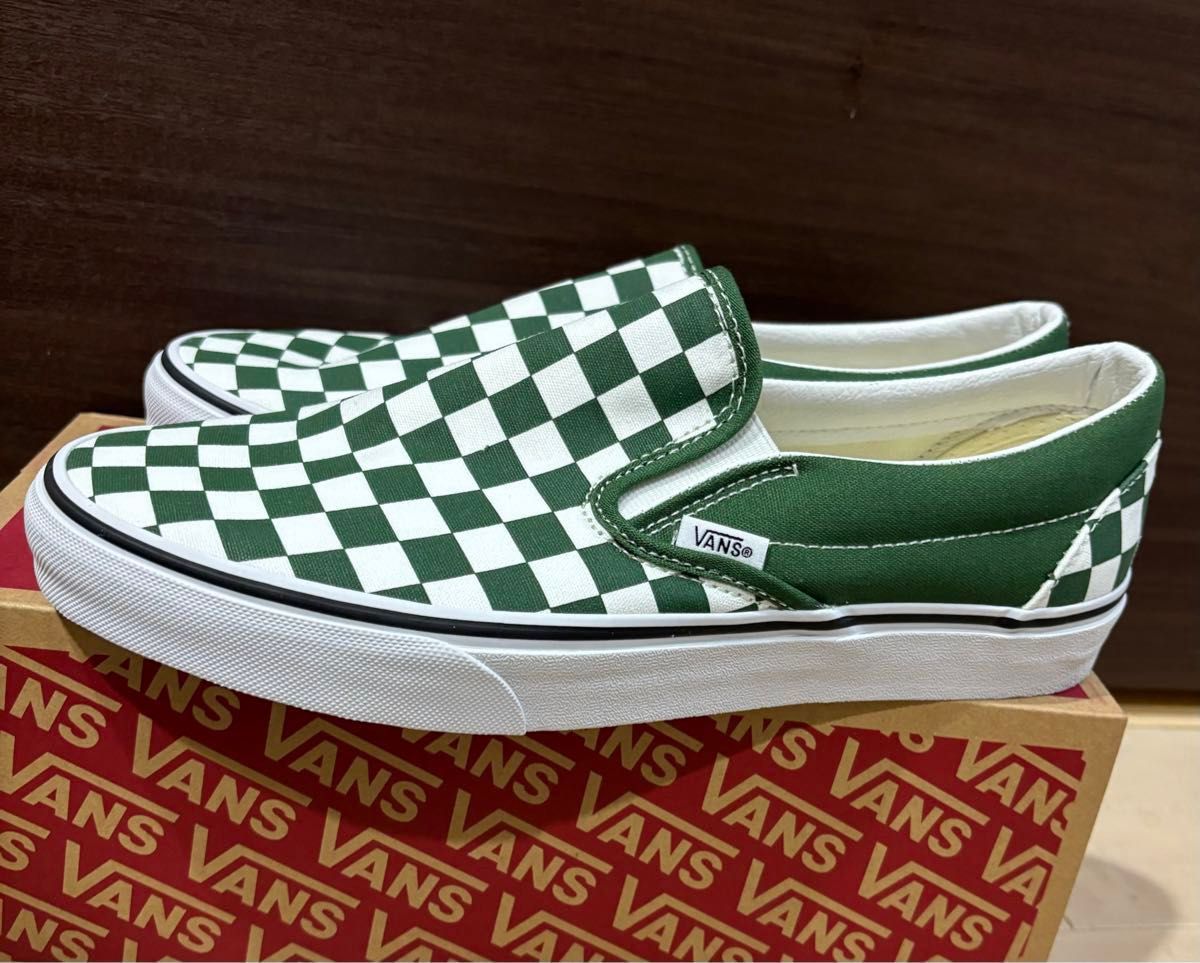 27cm US企画【VANS 】スリッポン チェッカー×グリーン|Yahoo 27cm US企画【VANS 】スリッポン チェッカー×グリーン|Yahoo