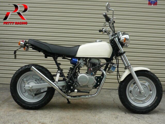 HONDA エイプ100 APE ストレート管 メッキ マフラー PRETTY_画像2