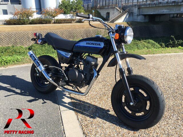 HONDA エイプ50 APE PRETTY管 メッキ マフラー PRETTYの画像2