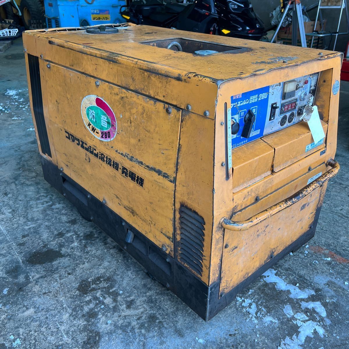 ☆道東発☆コマツKW-280ディーゼル 溶接機 発電機 ウェルダー ☆道東発☆コマツKW-280ディーゼル 溶接機 発電機 ウェルダー