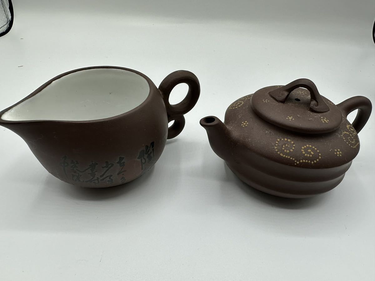 急須 茶器 カップ 九谷焼 陶器 茶道具 ティーポット 湯呑 _画像3