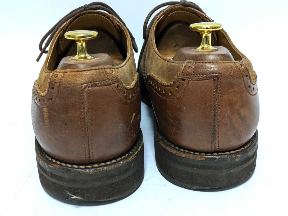 REGAL 25.5cm　ビジネスシューズ ウイングチップ ブラウン　高級靴　本革　革靴　レザー　フォーマル　紳士靴　メンズ　外羽根　送料無料！_画像4