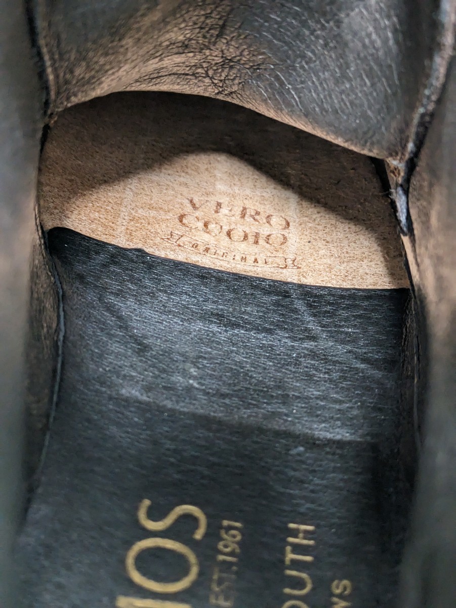 ［良品] イタリア製　BOEMOS　41 25.5cm チャッカブーツ スエード　デザートブーツ　高級靴　本革　レザー　フォーマル　紳士靴　送料無料_画像7