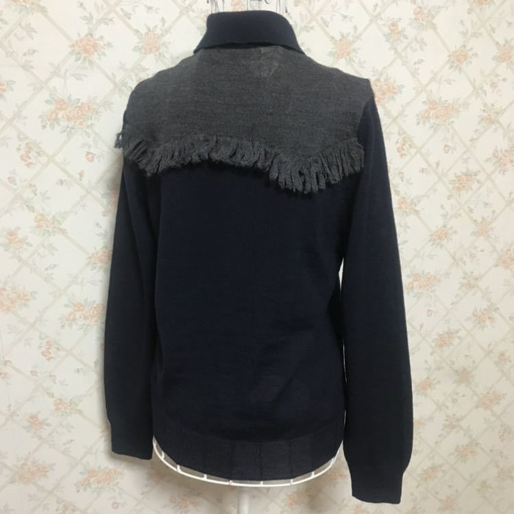 ★robe de chambre COMME des GARCONS/ローブドシャンブル コムデギャルソン★極美品★長袖セーターM.9号_画像3