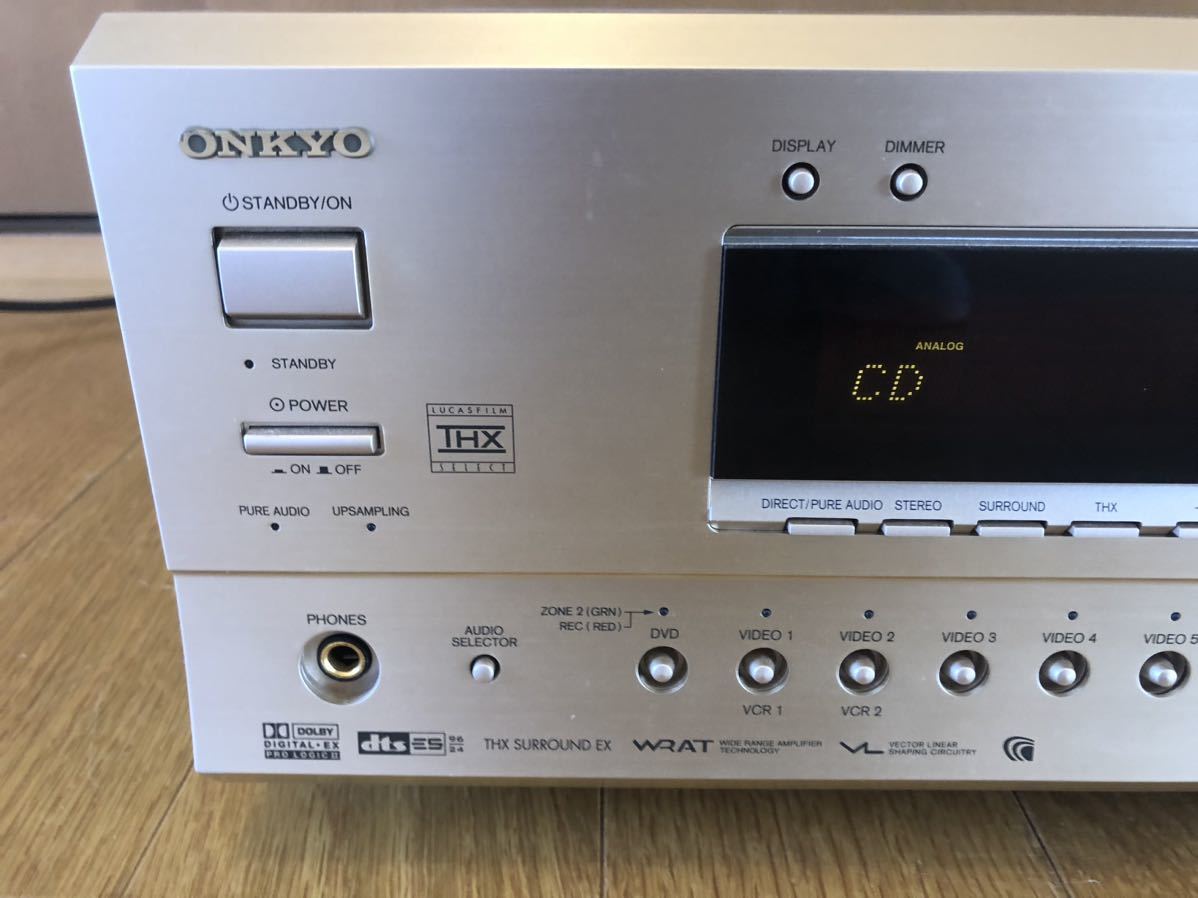 ONKYO TX-SA800 AVサラウンドアンプ AVアンプ オンキョー 簡易動作確認　サウンドシステム　ホームシアター_画像2