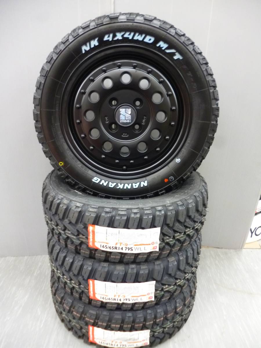 新品★ナンカンFT-9★165/65R14★プロボックス・サクシード・ADバン・軽トラ・軽バン★新品ホイールセット★G_画像1