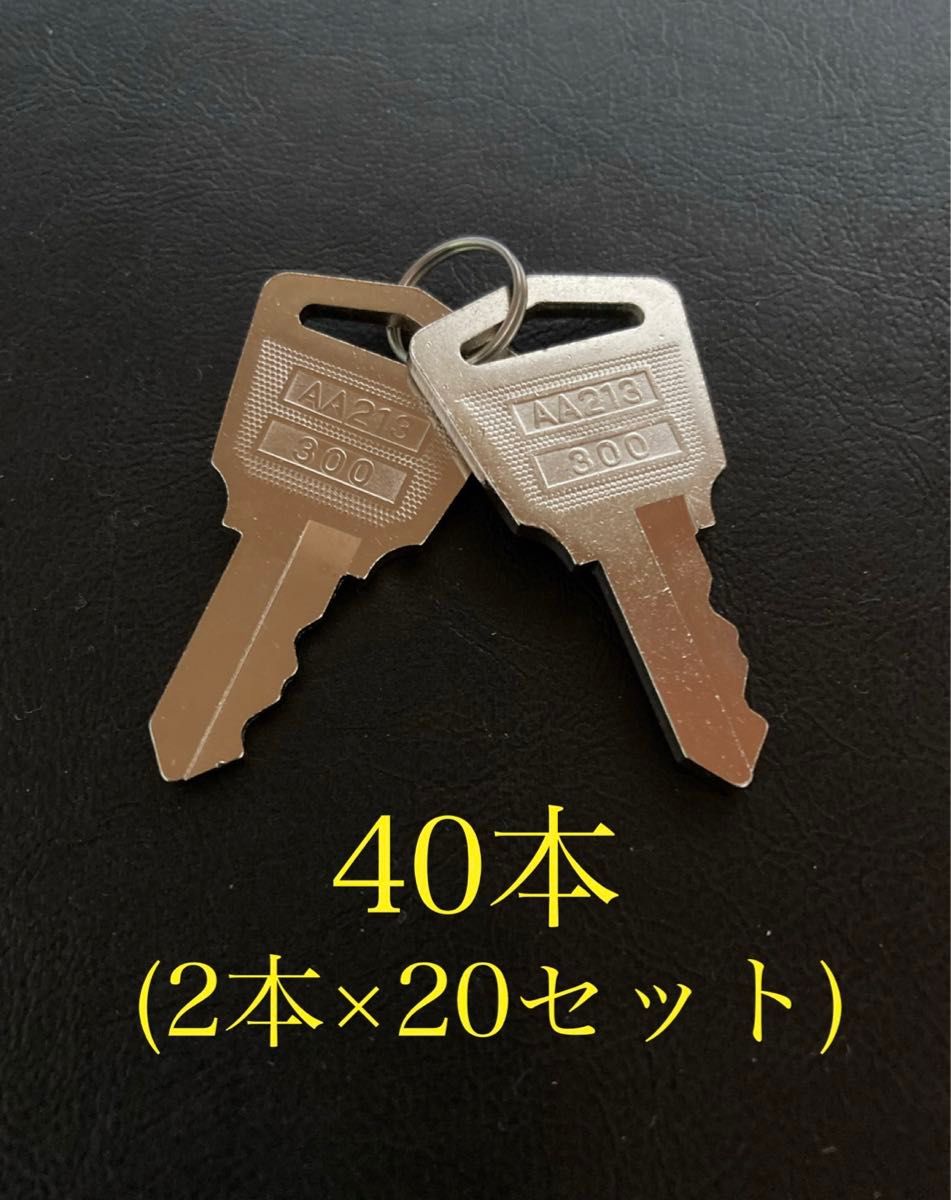 未使用品　タキゲン 鍵  300番　40本（2本×20セット）TAKIGEN  タキゲン300番　