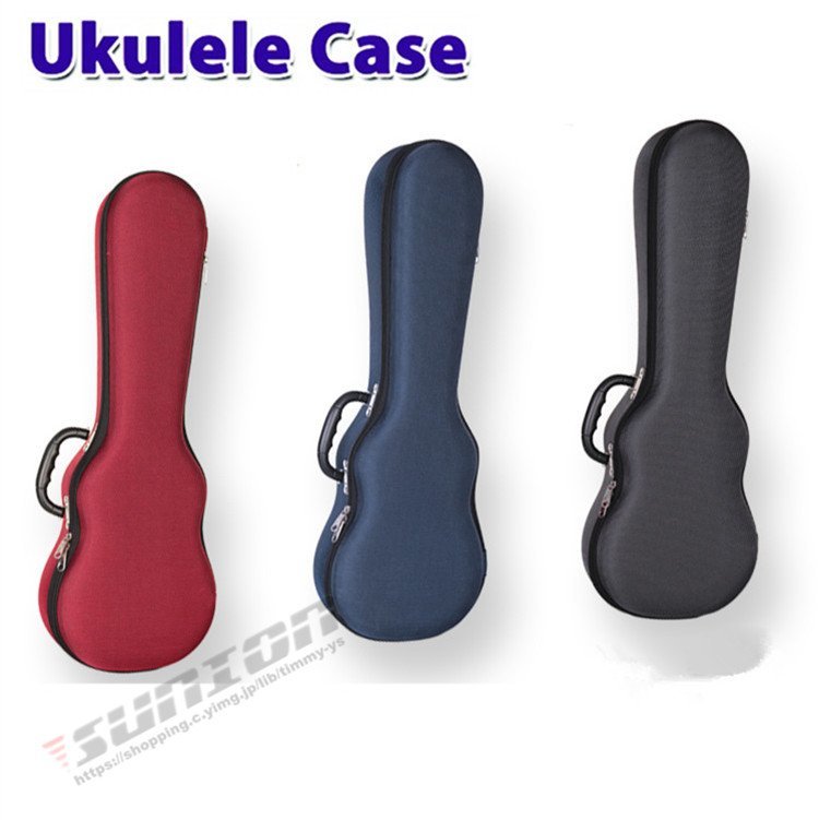 Ukulele Case ウクレレケース ウクレレ 楽器 ケース バッグ EVAケース 防水 リュック ソプラノ コンサート ク_画像1