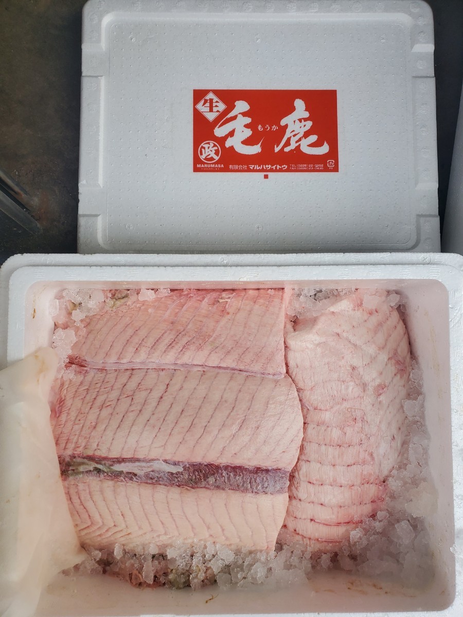 もうかさめ正肉５キロ一箱。骨も皮もない正肉だけですね。訳あり_画像2