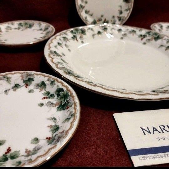 90s 【未使用・新品】NARUMI/ナルミ チャイナ 盛付け皿6枚セット 90s 【未使用・新品】NARUMI/ナルミ チャイナ 盛付け皿6枚セット