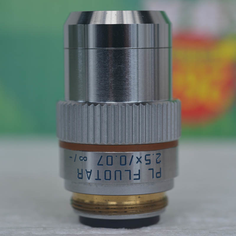  Leica microscope against thing lens PL Fluotar 2.5 times /0.07 Mugen correction series 