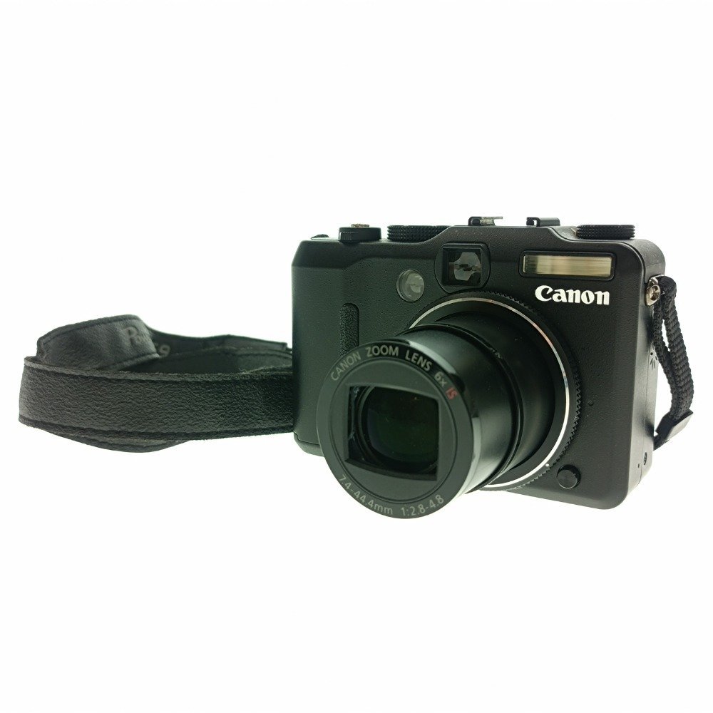 Canon キャノン PowerShot G9 パワーショット コンパクト デジタルカメラ ブラック 充電器付 光学 6倍 コンデジ 光学機器 中古_画像1