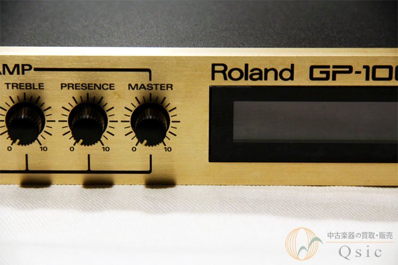 [ superior article ] Roland GP-100 amplifier some stains .. .../ wide width .. easiness of use . to combined name machine [XJ415]