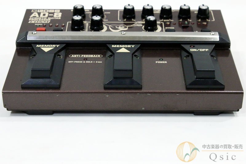 [中古] BOSS AD-8 Acoustic Guitar Processor 幅広く多彩なサウンドメイクが可能！ [XJ807]