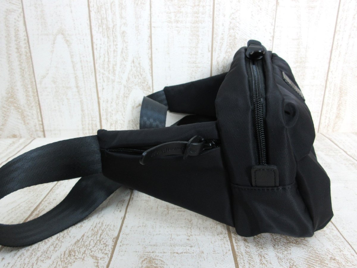 Ｍanhattan Portage Black Label/マンハッタンポーテージ ブラックレーベル：OCEAN PKWY WAIST BAG ウエストバッグ ブラック 中古/USED_画像3